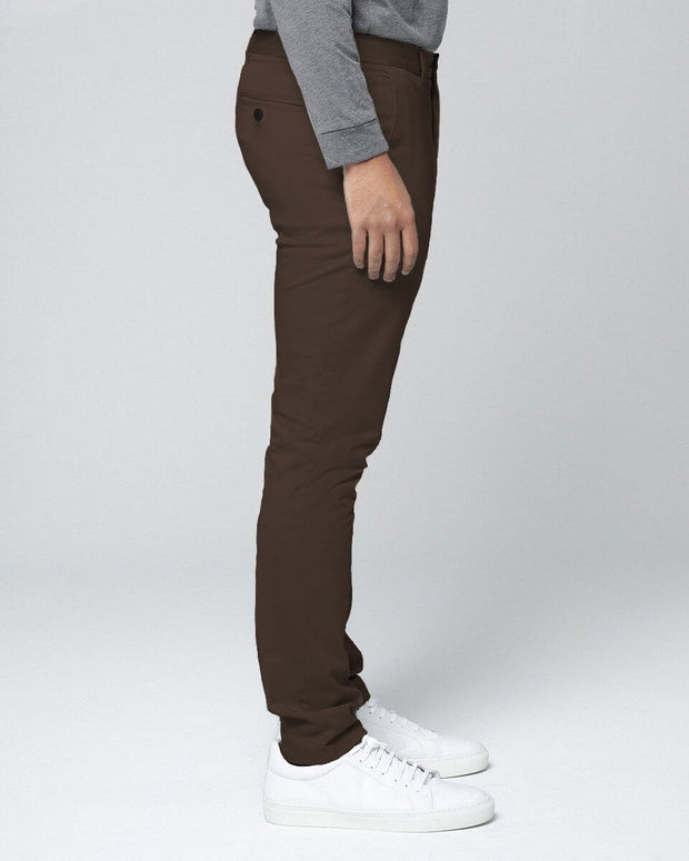 Chocolate Brown | Tech Chino Pants (Slim)