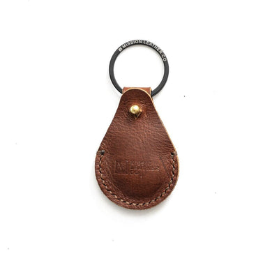 Leather AirTag Keychain by Mission Leather Co