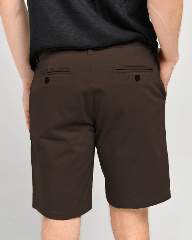 Chocolate Brown | Tech Chino Shorts