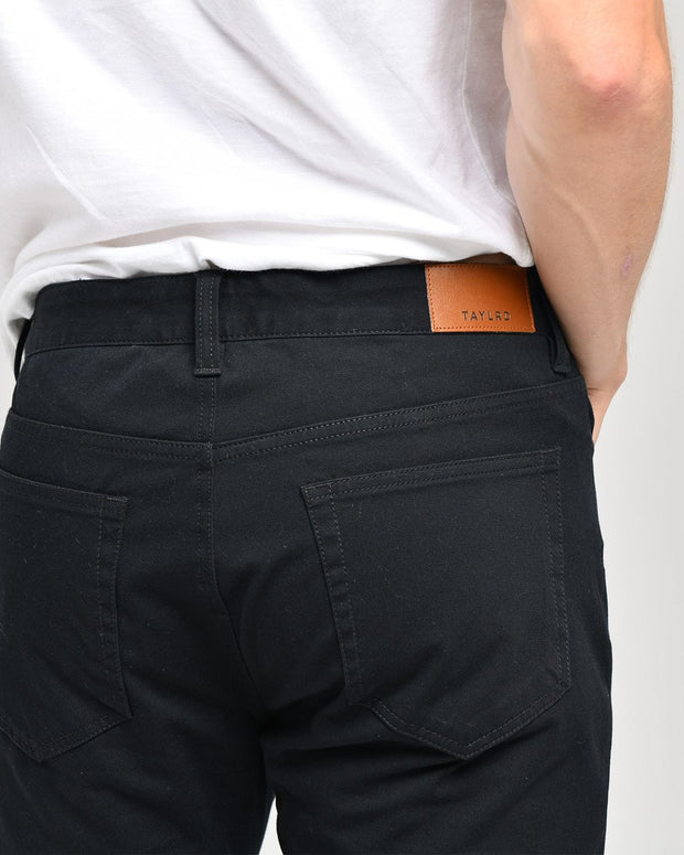 TAYLRD 5 Black Tech Pants Pocket –