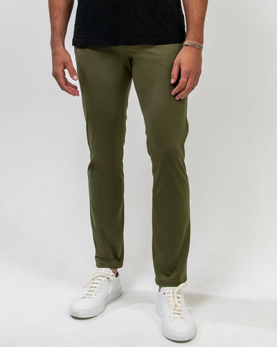 Forest Green | Warp Knit Pants